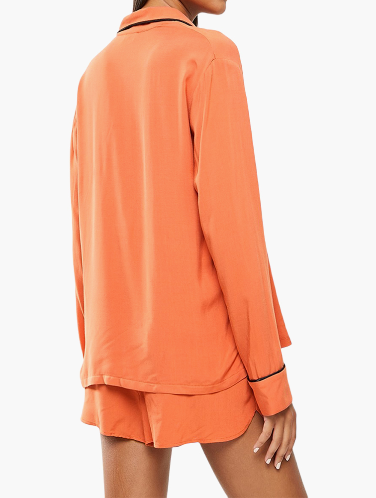 MyRunway Shop Superbalist Label Long Sleeve Sleep Shirt & Shorts Set